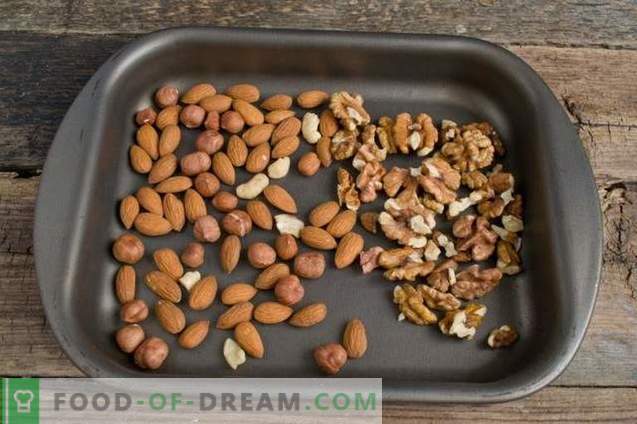 Rasvad maiustused pähklite ja granoolidega