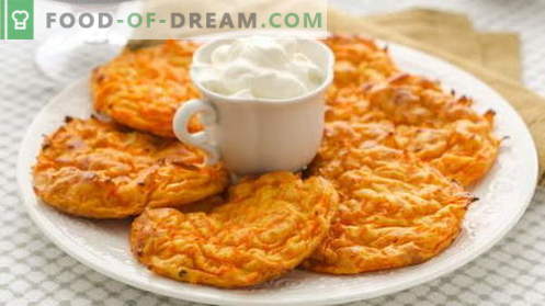 Pumpkin Fritters on parimad retseptid. Kuidas korralikult ja maitsvalt küpsetada kõrvitsa pannkooke.
