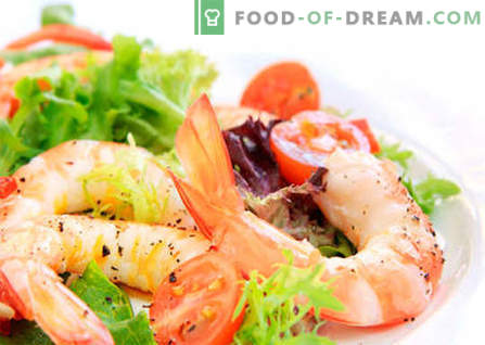 Hiina kapsa ja krevettidega salatid on parimad retseptid. Köögiviljade ja hiina kapsasalatite korralik salat.