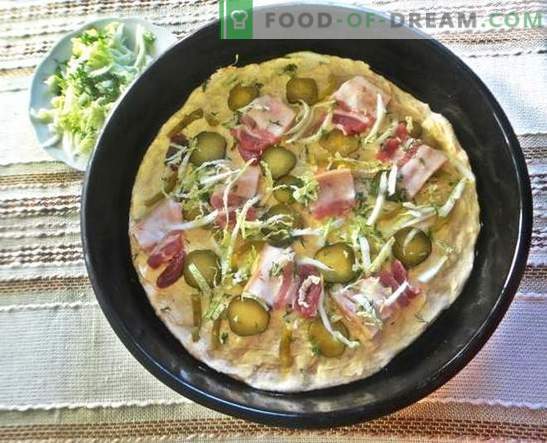 Pizza ahjus: fotodega retsept. Itaalia tainas, isuäratav täidis - omatehtud pizza ahjus: foto-retsept