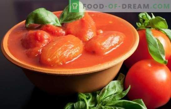 Tomatid oma mahlas talveks: nagu valatakse ja muutub tasakaalustamatuks! Tomatite retseptid oma mahlas talveks