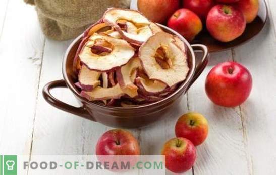 Kuidas kuivatada õunu kodus - lihtne lahendus suvel koristamiseks. Mida süüa kuivatatud õunadest kodus?