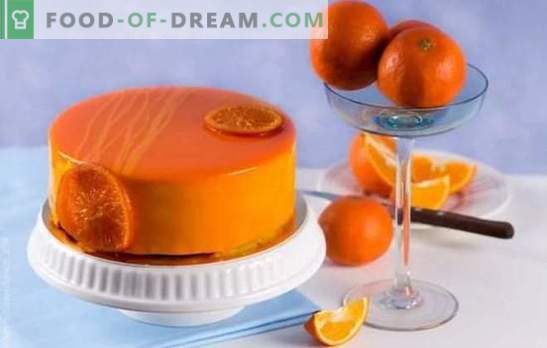 Oranž glasuur - lõhnav küpsetamine. Retseptid apelsini glasuur koorele, piimale, šokolaadile