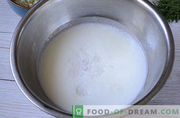 Lihtsaim khirapuri kefiiril, mis on valmistatud juustuga. Autori foto retsept khachapuri küpsetamiseks pannil kohupiimaga