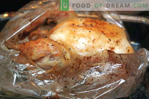 Kana sinu varrukas - parimad retseptid. Kuidas õigesti ja maitsev kokk kana varrukas küpsetamiseks.