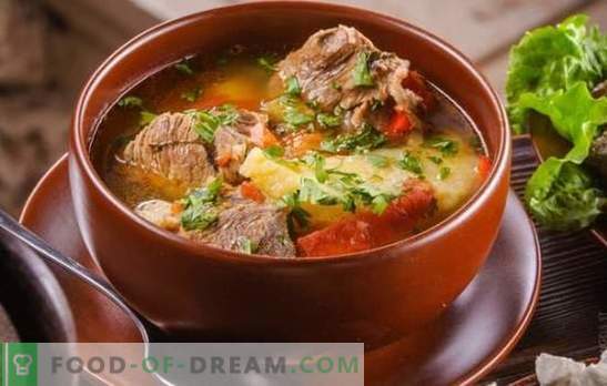 Khashlama armeenlaste seas on ida külaline! Armeenia stiilis toitev khashlama retseptid erinevate köögiviljade, liha, linnuliha, seente, kudooniaga