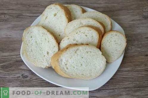 Snack kook leiva, juustu ja vorstiga 