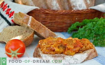 Eggplant caviar - the best recipes. How to properly and tasty cook eggplant caviar.