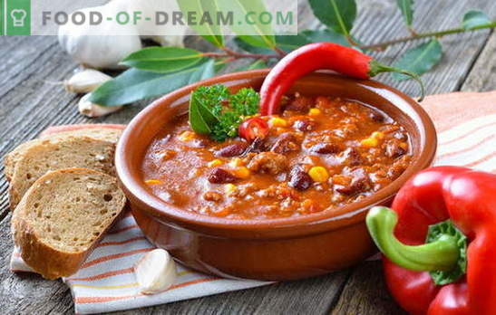 Mehhiko supp - õhtusöök on originaal! Erinevate Mehhiko suppide retseptid: maisi, oad, hakkliha, kana, riis