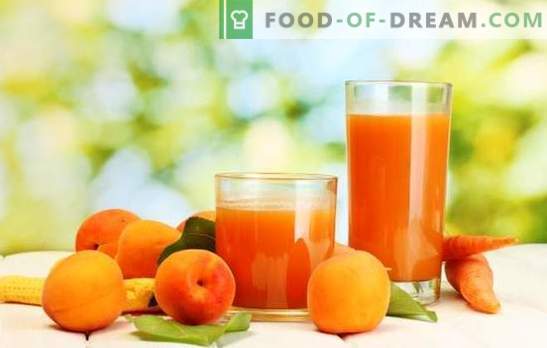 Aprikoosi mahl talveks - päikeseline jook! Aprikoosimahla koristamise erinevad viisid kodus talveks