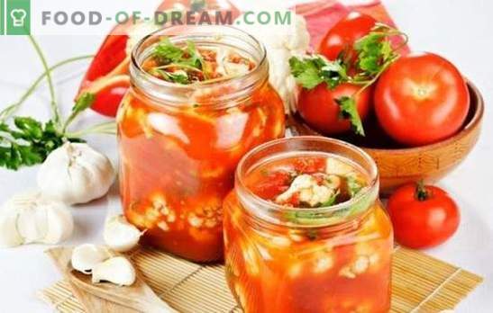Tomatisalat talveks steriliseerimisega: lihtne! Erinevate tomatisaalade retseptid talveks (steriliseerimisel)