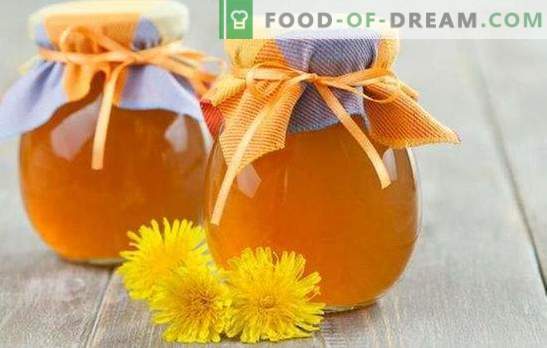 Dandelion siirup - vitamiinide valmistamine! Retseptid suhkruga ja sidruniga, vürtsidega, ingveriga, meega