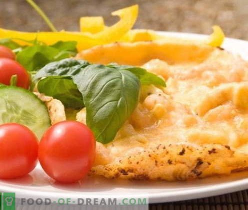 Kana omlett - parimad retseptid. Kuidas süüa kana omlett õigesti ja maitsev.