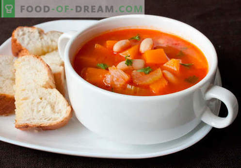 Supă de legume de legume - cele mai bune rețete. Cum să gătești supa de gătit corect și gustos în bulionul de legume.