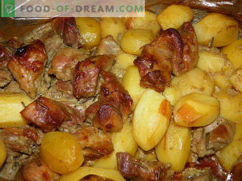 Kartulid lihaga - parimad retseptid. Kuidas korrektselt ja maitsvalt küpsetada kartuleid lihaga.