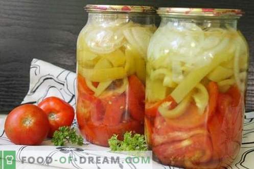 Salat paprikate ja tomatite talveks aspiriiniga - ideaalne meetod konserveerimiseks