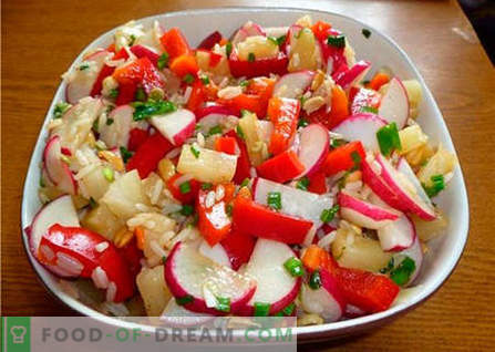 Austrumu salāti - labākās receptes. Kā pareizi un garšīgi pagatavot austrumu salātus.