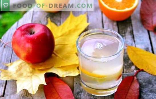 Kompot jabolk in pomaranč - okusna pijača z namigi eksotičnosti. Izbor najboljših kompotov jabolk in pomaranč