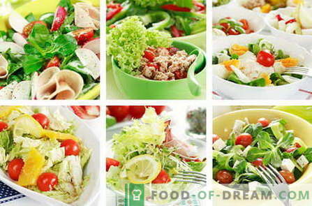 Dieet salatid - parimad retseptid. Kuidas korralikult ja maitsva dieedi dieet valmistada.
