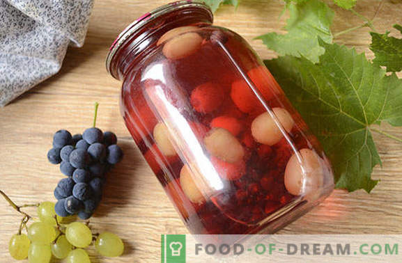 Koostis viinamarjadest: kuidas õigesti süüa? Samm-sammult fotoretsept lihtsa viinamarja komposti jaoks