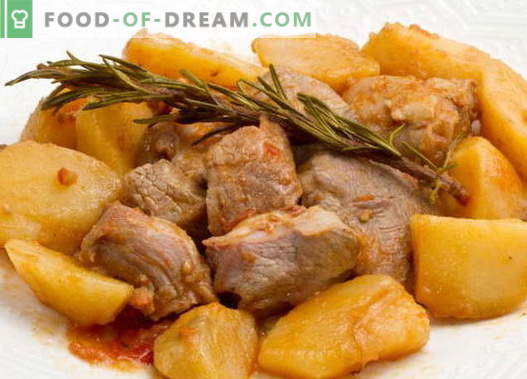 Hautatud kartulid on parimad retseptid. Kuidas korralikult ja maitsvalt küpsetada hautatud kartuleid lihaga.