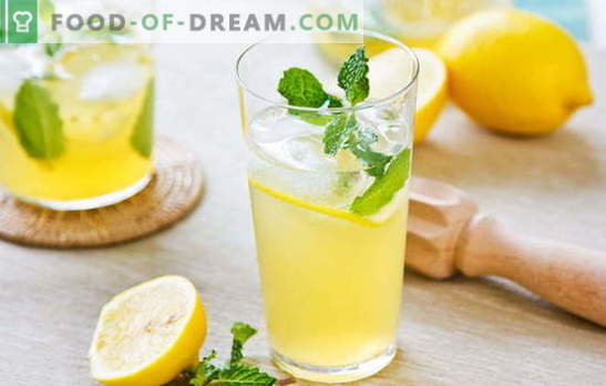 Sidrunijook - energia ja vitamiinid ühes klaasis. Sidrunijoogi retseptid: külm limonaad või soe infusioon