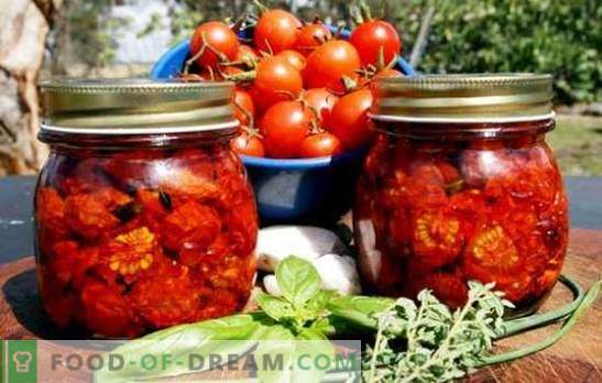 Päikesekuivatatud tomatid talveks - kõige rohkem! Lihtsad ja taskukohased meetodid kuivatatud tomatite ladustamiseks talvel