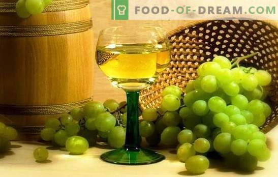 Valge viinamarjavein: puuviljaveinide valmistamise peamised etapid. Kodune veinivalmistamise saladused, valge viinamarjaveini peenus