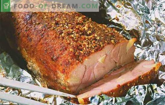 Carnea de porc din cuptor în folie (rețetă pas cu pas) este cea mai bună metodă de a găti carne. Carne de porc în cuptor în folie: bucată întregă, cu legume