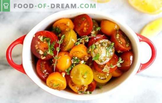 Värskelt soolatud tomatid pakendis: kiire retsept maitsva suupiste jaoks. Kergeid soolatud tomatite retsepte pakendis