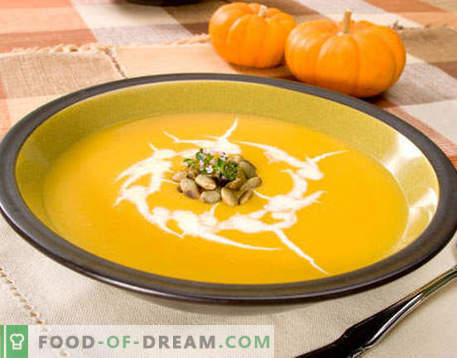 Pumpkin Soup - parimad retseptid. Kuidas korralikult ja maitsev kokk kõrvitsa supp.