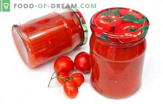Tomatid tomatipastas - huvitavad retseptid huvitavaks ettevalmistuseks. Kuidas valmistada maitsvat tomatit tomatipasta