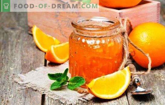 Lõhnav apelsinide moos: kuidas teha apelsini delikatess. Apelsinide moos retseptid sidrunite, ingveri, kaneeli