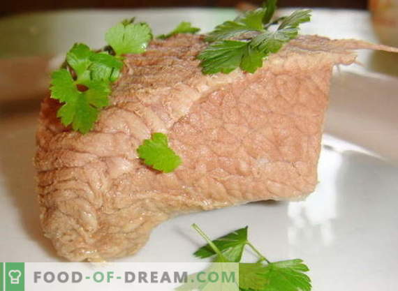 Keedetud liha on parimad retseptid. Kuidas valmistada keedetud liha ja maitsvat.