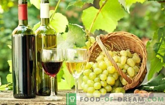 Vein viinamarjadest kodus - kasulik! Veini viinamarjadest kodus valmistamise saladused