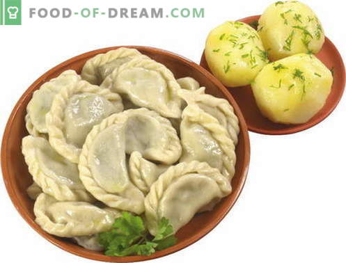 Pelmeenid kartulitega - parimad retseptid. Kuidas korrektselt ja maitsvalt küpsetada kartuleid.