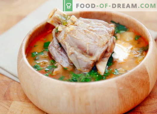 Lamba supp - parimad retseptid. Kuidas õigesti ja maitsev kokk lamba suppi.