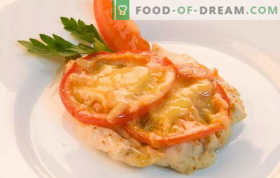 Kanafilee retseptid tomati ja juustuga ahjus. Kanafilee küpsetamine tomatite ja juustuga ahjus - kiire, lihtne!