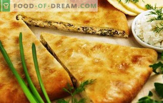 Osseetia pirukad juustu ja rohelusega - see ebatavaline maitse! Ossetia pirukate retseptid juustu ja erinevate taignadega maitsetaimedest
