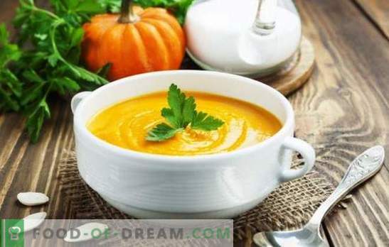 Creamy Pumpkin Cream Soup: meistriteos värvikate märkustega. Kõrvitsaseemne supp koorega