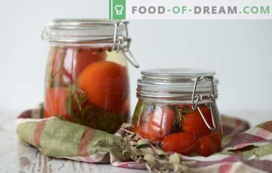 Tomatite marinaad - tomatitootmise peamine tegelane! Retseptid maitsvatele marinaadidele tomatite jaoks: äädika, aspiriini, viinaga