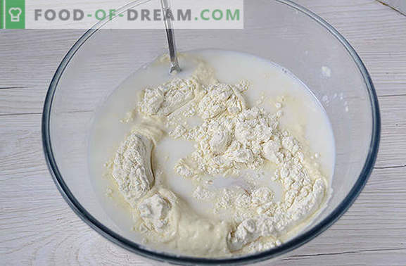 Tainas ravioolidele piimaga: kuidas sõtta, milliseid jahu valida? Näpunäiteid toitaimi valmistamiseks raviooliga piimaga: samm-sammult fotod