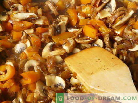 Hautatud seened - parimad retseptid. Kuidas valmistada hautatud seened ja maitsev.
