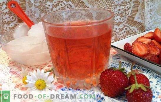 Maasika kompott - laua ja talve retseptid. Mündi ja vanilje, kirsi ja oranžiga: parimad maasikakompotid