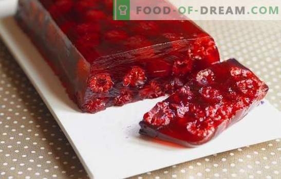 Raspberry Jelly - särav, lõhnav, suvi, taskukohane rõõm! Retseptid vaarika marmelaadi valmistamiseks talveks ja ainult magustoiduks