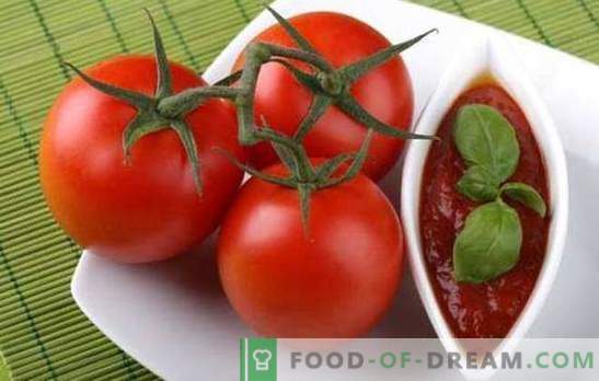 Kuum kastmes №1 - kerge tomat talveks. Tuntud tomatite retseptid talveks
