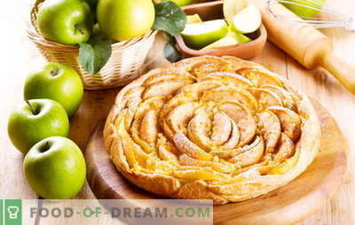 Kuidas kiiresti teha õunakooki õunakooki. Õun, kaneel, rosina ja aprikoosikihi kook