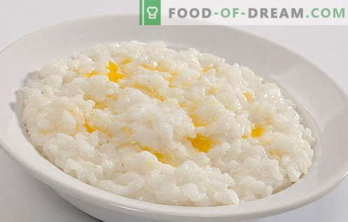 Riisipuur - parimad retseptid. Kuidas valmistada riisi puderat.
